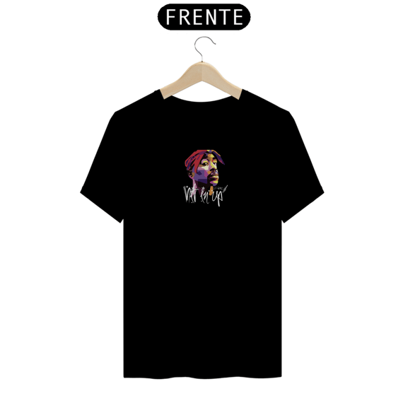 Camiseta Tupac Hit En Up (escrita branca)