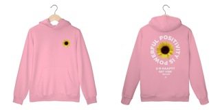 Nome do produto Moletom Canguru Get Vibes (escrita branca)