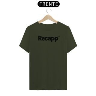 Nome do produto Camiseta Recapp Floral (estampa preta)