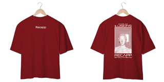 Nome do produto Oversized Ilusions (estampa branca)