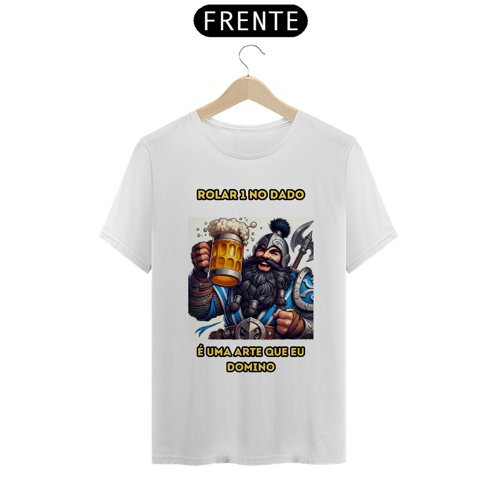 T-Shirt Classic RPG cômica