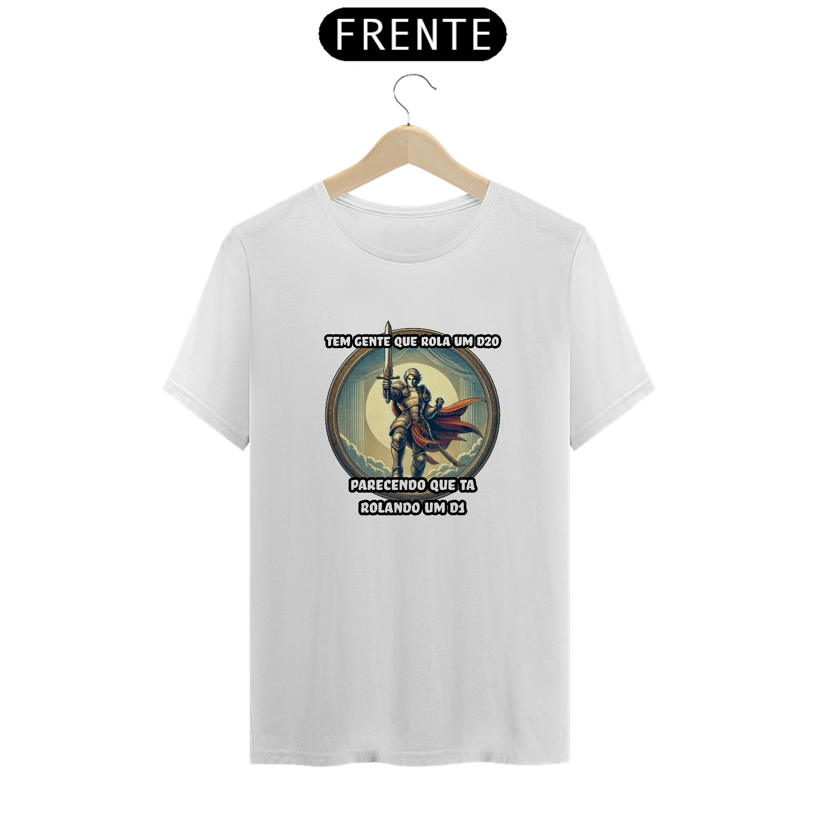 T-Shirt Classic RPG cômica