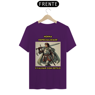 Nome do produto T-Shirt Classic RPG cômica