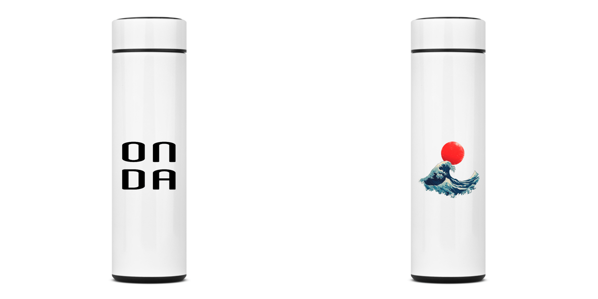 Nome do produto: GARRAFA TÉRMICA red moon
