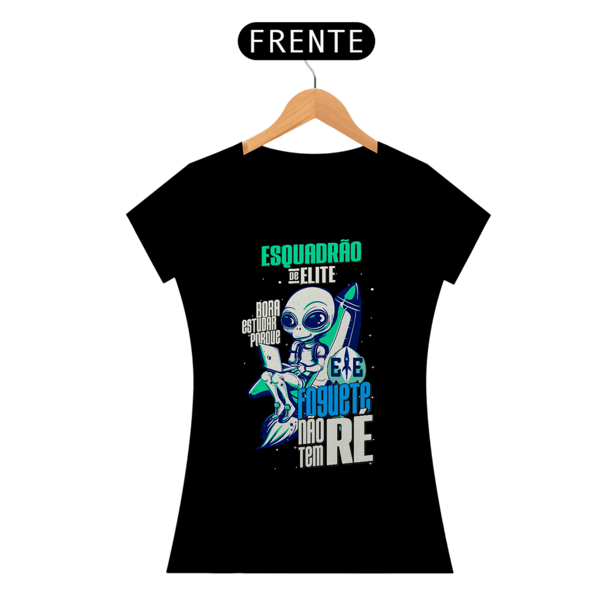 Nome do produto: Camiseta Esquadrão baby look - ETlite