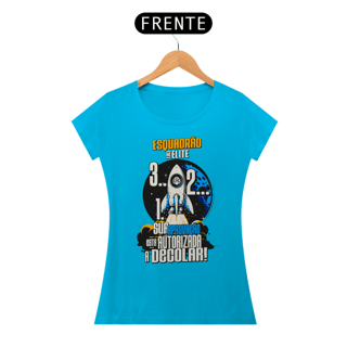 Nome do produto Camiseta Esquadrão baby look - Foguete