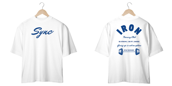 Camiseta Over Sync