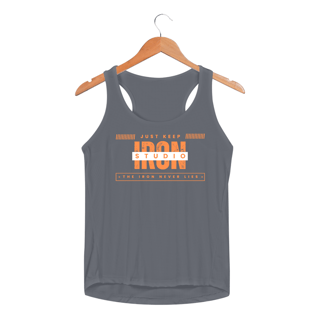 Nome do produto Camiseta Dry Regata Feminina Iron
