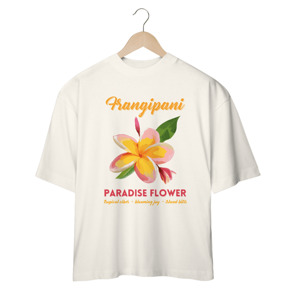Camiseta Over Paradise Flower