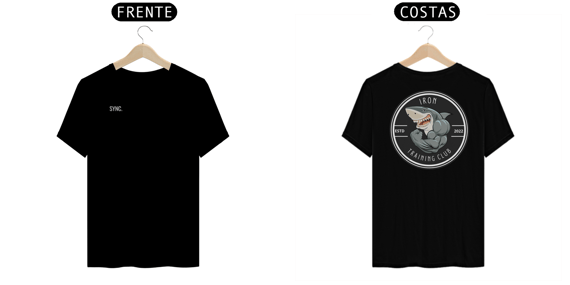 Camiseta Algodão Estampada Sync Shark 