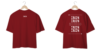 Nome do produto Camiseta Oversized Iron