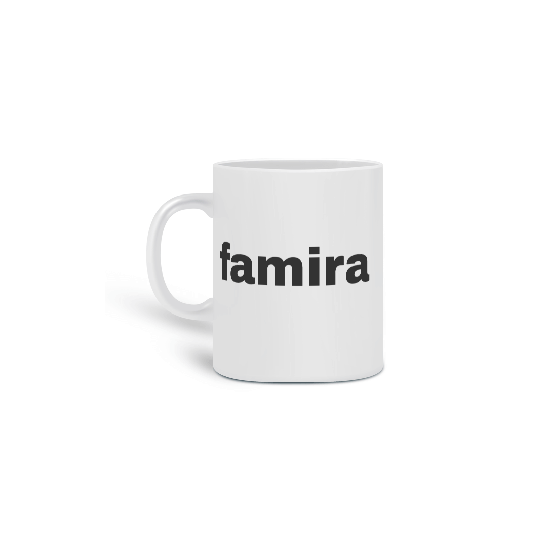 Nome do produto: Caneca Famira