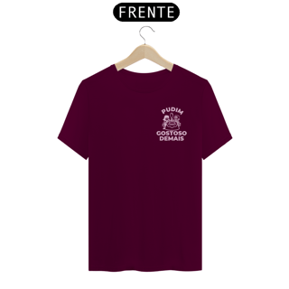Nome do produto Pudim Gostoso Demais | Escuro | T-shirt Classic