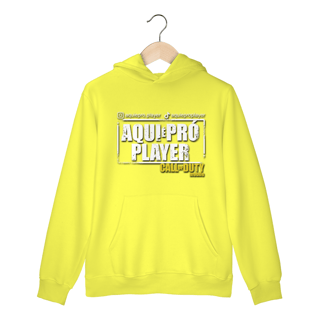 Nome do produto Moletom canguru tradicional | Aqui é Pró Player | Unissex