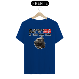 Nome do produto Camisa com skin | Raiva dos cachorros | Unissex