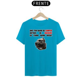Nome do produto Camisa com skin | Raiva dos cachorros | Unissex