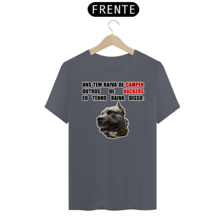 Nome do produto Camisa com skin | Raiva dos cachorros | Unissex