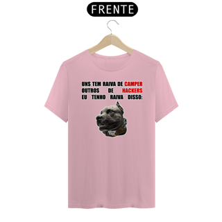 Nome do produto Camisa com skin | Raiva dos cachorros | Unissex