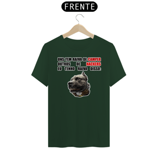 Nome do produto Camisa com skin | Raiva dos cachorros | Unissex