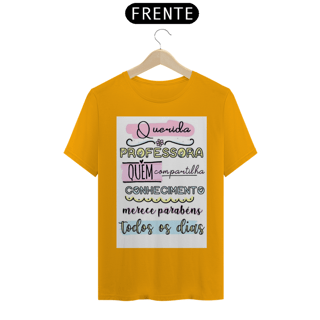 Nome do produto Camiseta T-Shirt Quality Prof.
