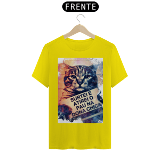 Nome do produto Camiseta T-Shirt Quality Surtei Cat x Dona Chica