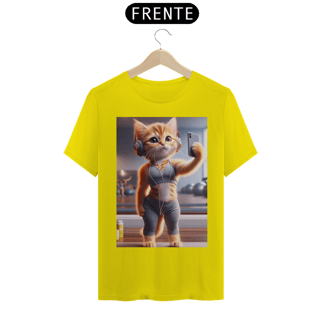 Nome do produto Camiseta T-Shirt Quality Gata Academia