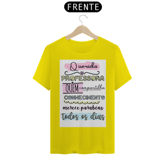 Nome do produto Camiseta T-Shirt Quality Prof.