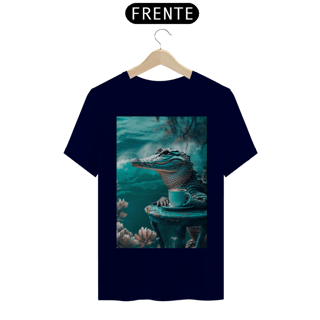 Nome do produto Camiseta T-Shirt Quality Jacaré Café