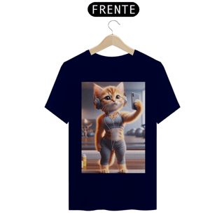 Nome do produto Camiseta T-Shirt Quality Gata Academia