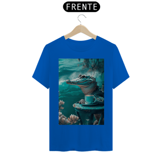 Nome do produto Camiseta T-Shirt Quality Jacaré Café