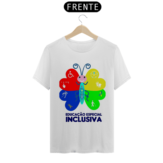 Camiseta T-shirt Quality Educação Inclusiva