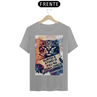 Nome do produto Camiseta T-Shirt Quality Surtei Cat x Dona Chica