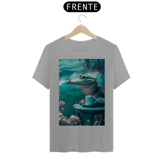 Nome do produto Camiseta T-Shirt Quality Jacaré Café