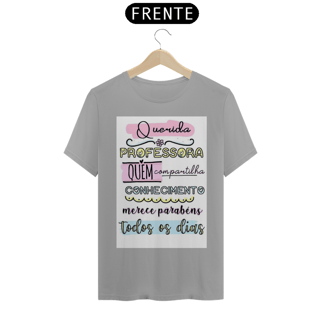 Nome do produto Camiseta T-Shirt Quality Prof.