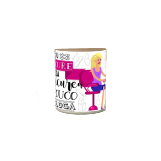 Nome do produto Caneca Mágica Manicure é um pouco de Psicóloga 