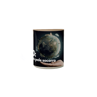 Nome do produto Caneca Mágica O Planeta pede socorro