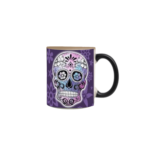 Nome do produto Caneca Mágica Caveira Mexicana Colorida