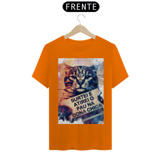 Nome do produto Camiseta T-Shirt Quality Surtei Cat x Dona Chica