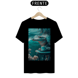 Camiseta T-Shirt Quality Jacaré Café