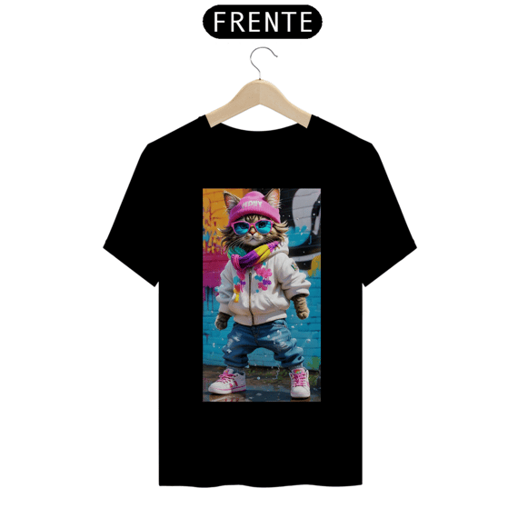 Camiseta T-shirt Quality Cat Style