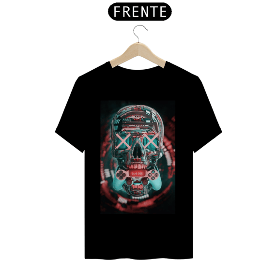 Camiseta T-shirt Quality Game Over