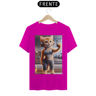 Nome do produto Camiseta T-Shirt Quality Gata Academia