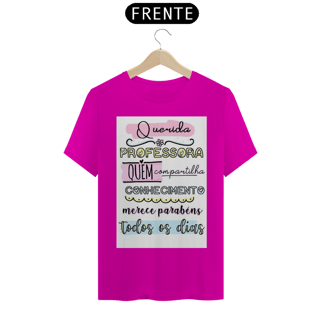 Nome do produto Camiseta T-Shirt Quality Prof.