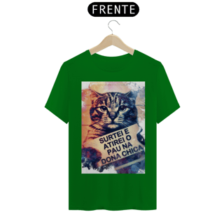 Nome do produto Camiseta T-Shirt Quality Surtei Cat x Dona Chica