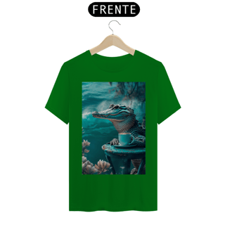 Nome do produto Camiseta T-Shirt Quality Jacaré Café