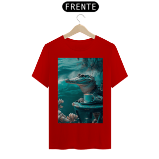 Nome do produto Camiseta T-Shirt Quality Jacaré Café