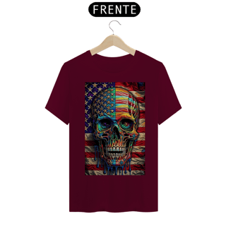 Nome do produto Camiseta T-Shirt Quality American Caveira