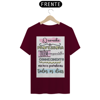 Nome do produto Camiseta T-Shirt Quality Prof.