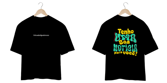 CAMISETA EVANGELISTICA - BOA NOTICÍA 