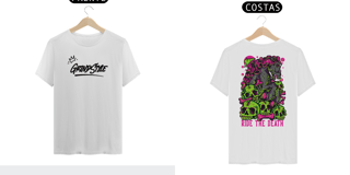 Nome do produto Ride The Death - Pima (Frente e Verso)